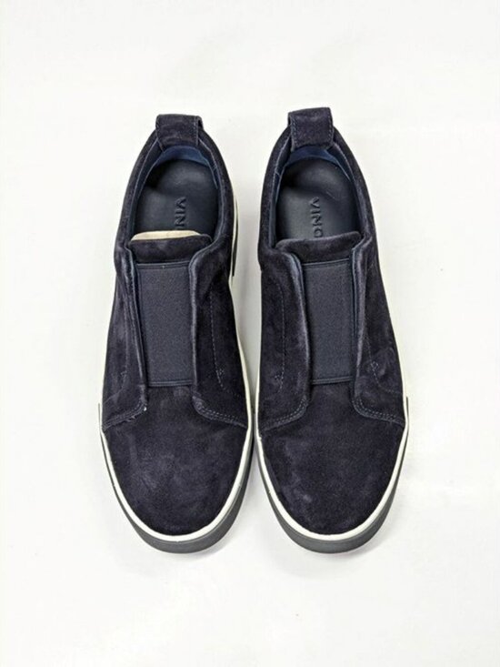 Vince Ranger Men\'s Navy Coastal Suede Slip-On Sneaker Size 9 (MSRP $250) main image 7